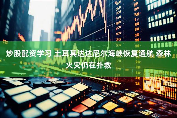 炒股配资学习 土耳其达达尼尔海峡恢复通航 森林火灾仍在扑救